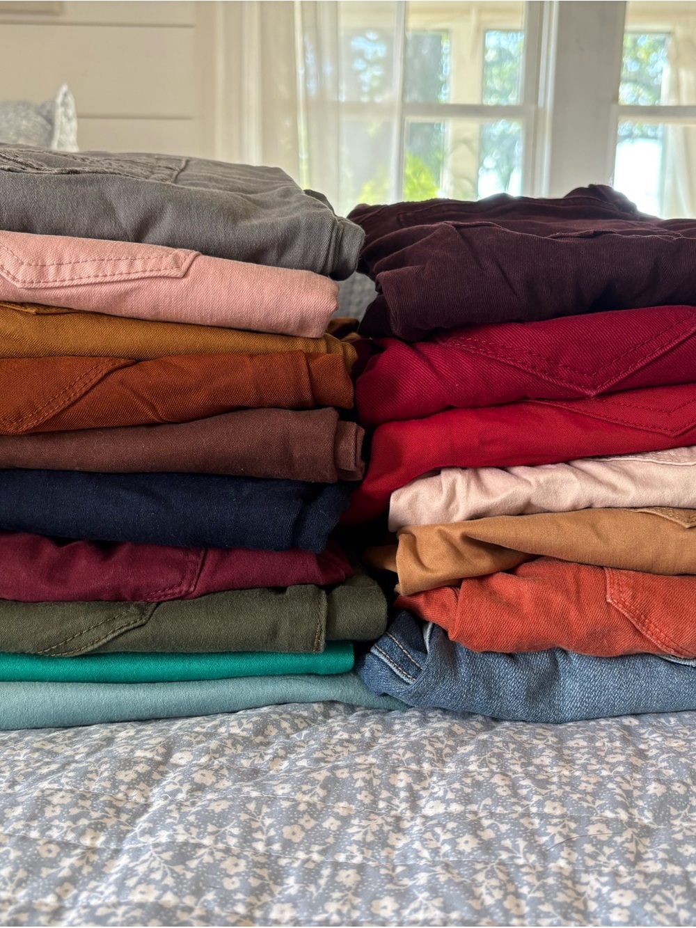 Women’s Skinny Jeans - Assorted Warm & Neutral Colors